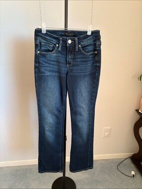 Silver Jeans Dark Blue Boot Cut Jeans